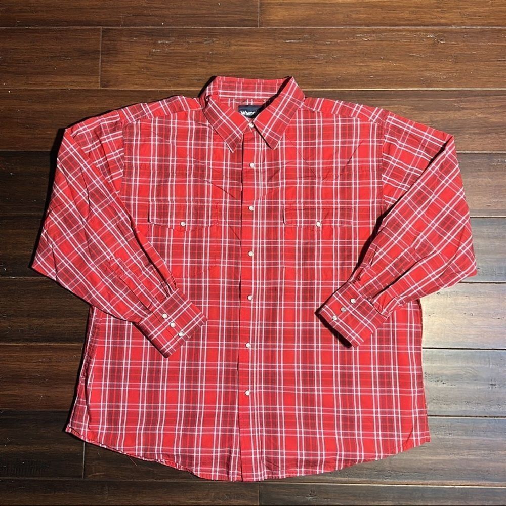 Wrangler Men’s Western Snap Button Shirt